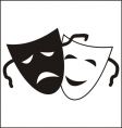 trical masks vector image