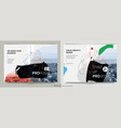cover design business proposal portfolio vector image