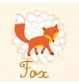 little fox vector image vector image