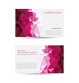set template invitations business cards flyers vector image vector image