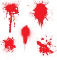 blood dribble vector image vector image