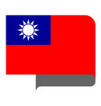 flag horizontal shape pointer for world map vector image