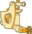 tattoo machine vector image vector image