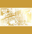 busan south korea city map in retro style vector image