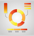 business chart graphic data diagram vector image vector image