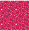 cute pattern for kids - bright stars on clear sky vector image