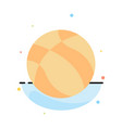 ball basketball nba sport abstract flat color vector image