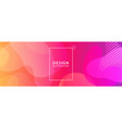 fluid shape banner design background liquid vector image