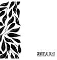 leaf border vector image