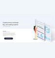 people interacting with a dashboard data analysis vector image