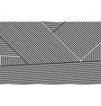 zebra design black and white stripes vector image