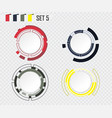 abstract technology circle grey white vector image