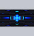 cyber security futuristic tech abstract vector image vector image