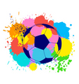 soccer ball vector image