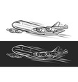 logo for flying plane vector image