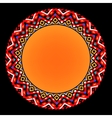 colorful ethnic sun geometric aztec circle vector image
