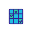 desktop game icon isolated contour symbol vector image