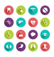 flat application icons set vector image vector image