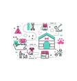 animal shelter vector image
