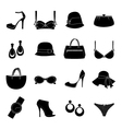 elegant accessories vector image