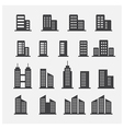 office building icon vector image vector image