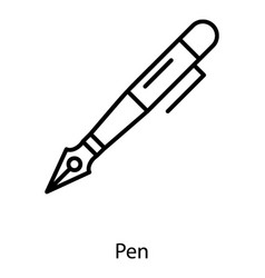 Ink pen Royalty Free Vector Image - VectorStock
