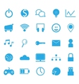 seo technology icon set vector image