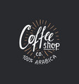 set of coffee modern vintage elements vector image