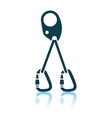 alpinist self rescue system icon vector image