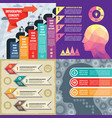 business infographic templates concept vector image