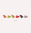 banner with autumn leaves ornament vector image