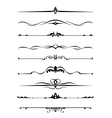 borders and monograms vector image vector image