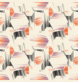 broken hexagons pattern vector image