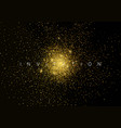 festive background with falling glitter confetti vector image