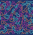seamless fashion pattern with curved elements vector image vector image