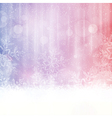 snowflake background with blurry lights vector image vector image