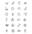 sports hand drawn doodle icons 2 vector image
