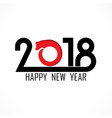 201 and 8 and dog sign with holiday background vector image