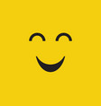 smile face expression design template vector image