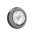 car headlight or headlamp isolated vehicle lamp vector image
