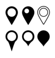set map marker vector image
