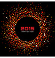 red bright new year 2015 background vector image vector image