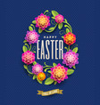 easter greeting card vector image vector image