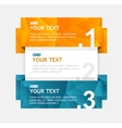 colorful text boxes infographics options banner vector image