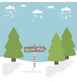 christmas card vector image
