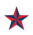 flat style retro star icon vector image