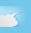 paper art and craft style airplanes vector image vector image