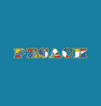 pesach concept word art vector image