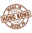 made in hong kong vector image vector image