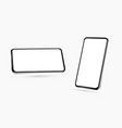 realistic template mock up of a horizontally vector image